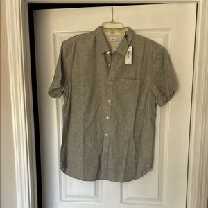 Ag Adriano Goldschmied Gray Casual Button Down Shirt